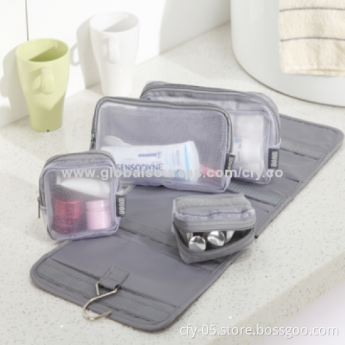 Travel Folding Cosmetic Toiletry Wash Kit, Unique Design and High-quality